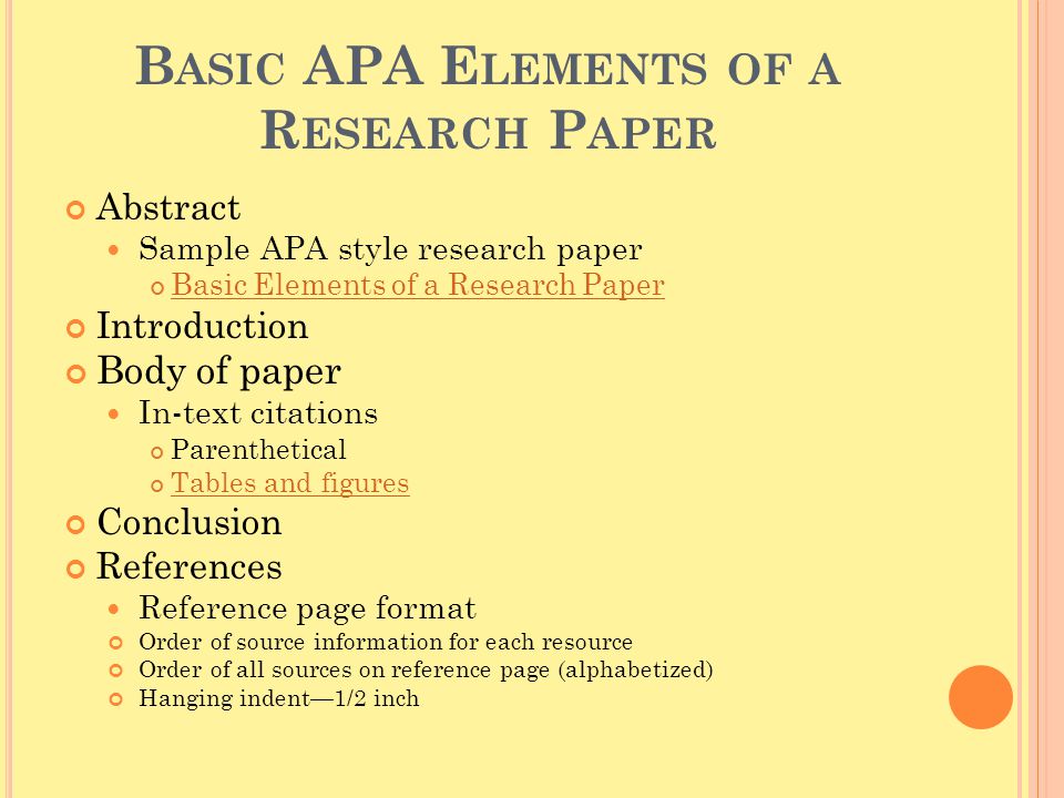 Lab Report APA Format Paper